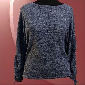 Alkamy: Oversized, Marled String Pullover